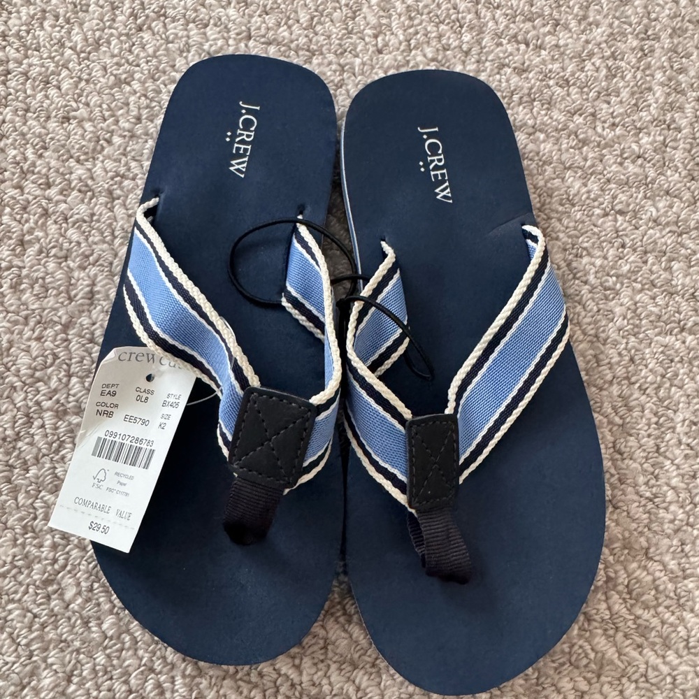 J. Crew NWT flip flops